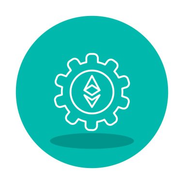 Ethereum Simge vektör çizimi ayarlanıyor