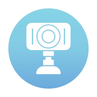 Web kamera simge vektör çizim