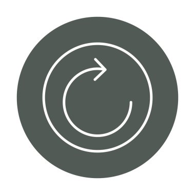 Web simgesi vektör illüstrasyonunu tazele                      