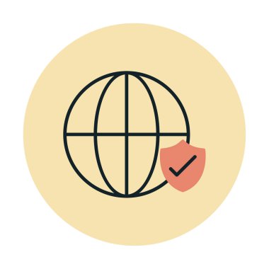 İnternet simgesi vektör illüstrasyonu