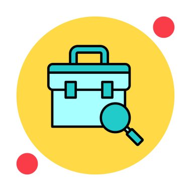 Görev simgesi vektör illüstrasyonu