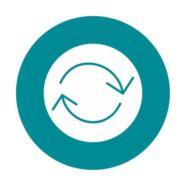 Web simgesi vektör illüstrasyonunu tazele                      