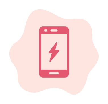 Mobil simge vektör illüstrasyonunu şarj et