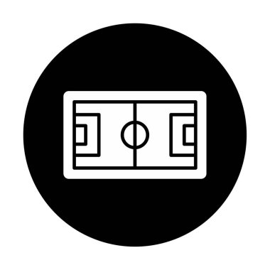 futbol sahası simgesi gösterimi