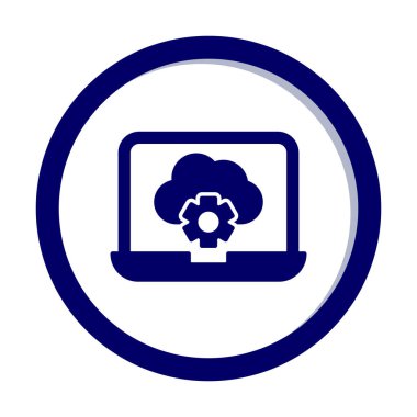 Bulut hesaplama. Bulut deposu. İnternet teknolojisi. Çevrimiçi servis. Data, bilgi güvenliği. Taslak vektör simgeleri kümesi. Veri Eşzamanlaması, Aktarım, Erişim ve diğer şeyleri içerir.