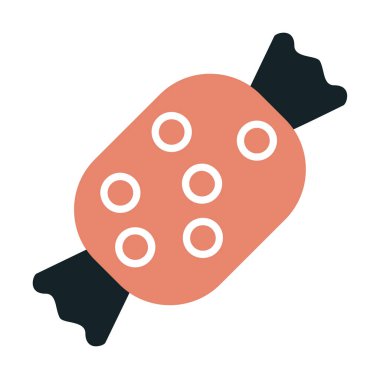 Şeker Web ikonu vektör illüstrasyonu