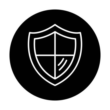 kalkan simgesi, vektör illüstrasyonu