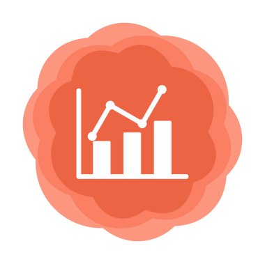 Grafik. Web simgesi basit illüstrasyon 