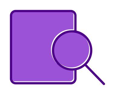 Büyütücü Cam Hat Simgesi