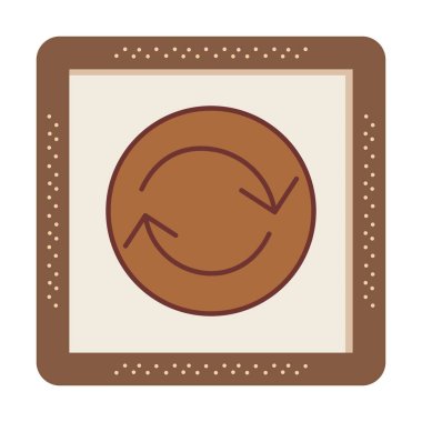 Web simgesi vektör illüstrasyonunu tazele                      