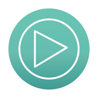 Oynatma düğmesi vektör çizimi