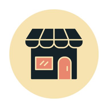 Dükkanı web simge vektör çizim