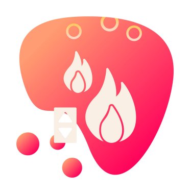 Sıcaklık Denetim simgesi, vektör resimleme 