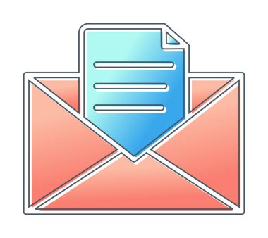 Harf simgesi vektör illüstrasyonu