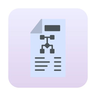 Dosya vektör simgesini çalıştır. Yazdırma, mobil ve web uygulamaları için kullanılabilir.