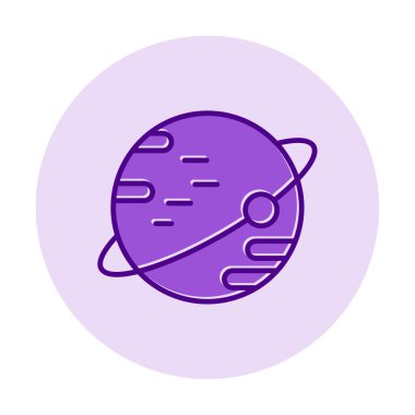 Gezegenler simgesi, vektör illüstrasyonu