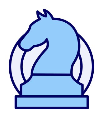 iş stratejisi simgesi, vektör illüstrasyonu basit tasarım