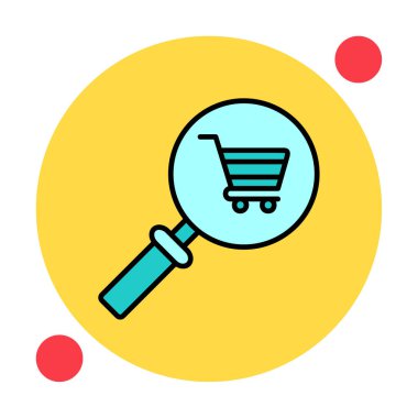 Büyütücü Cam Hat Simgesi