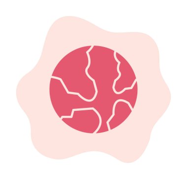 Dünya web simgesi vektör illüstrasyonu