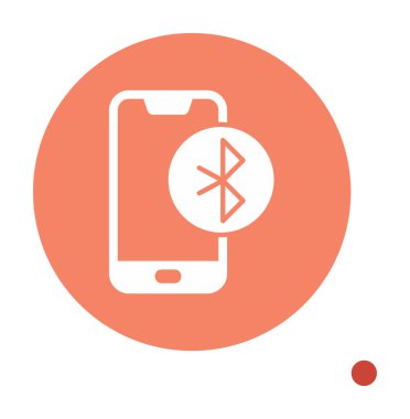 Bluetooth simgesi vektör çizim