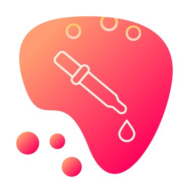 İlaç indirme çizgisi simgesi tasarım vektörü şablonu