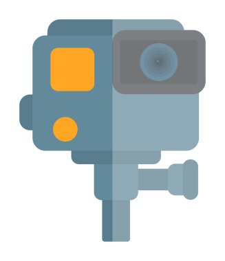 Eylem kamerası vektör illüstrasyonuName