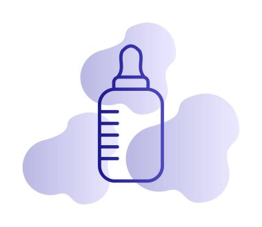 Beslenme şişesi simgesi, bebek sembolü