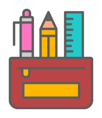 Kalem Durumu simgesi, vektör illüstrasyonu  