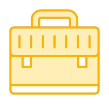 evrak çantası simgesi izole edilmiş web illüstrasyonu