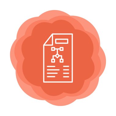 Dosya vektör simgesini çalıştır. Yazdırma, mobil ve web uygulamaları için kullanılabilir.