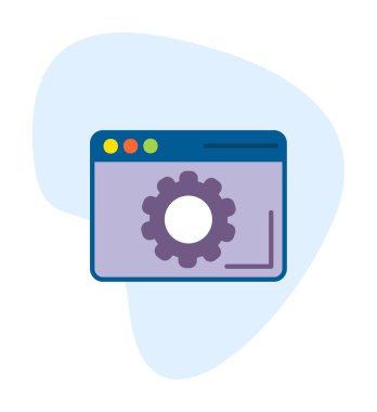 Tarayıcı Simge vektör çizimi ayarlanıyor