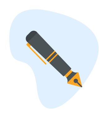 Dolma kalem simge vektör çizim