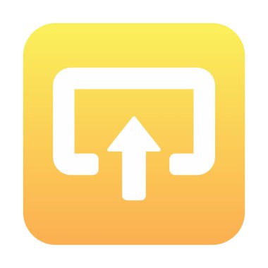 Girdi düz vektör simgesi