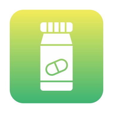 Hapları şişe simge vektör çizim