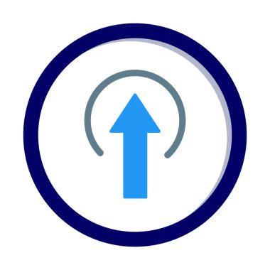 Simge işareti vektör çizim upload