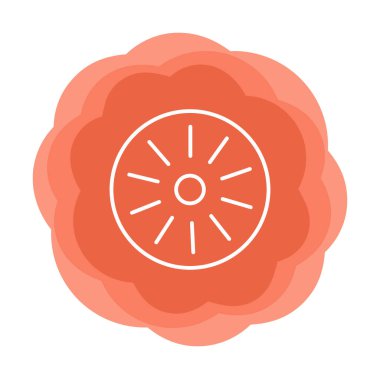 Modern simgenin vektör illüstrasyonu                  