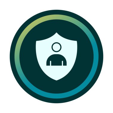 Hesap koruma simgesi vektör illüstrasyonuName