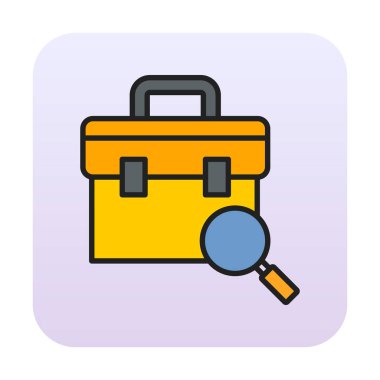 Görev simgesi vektör illüstrasyonu