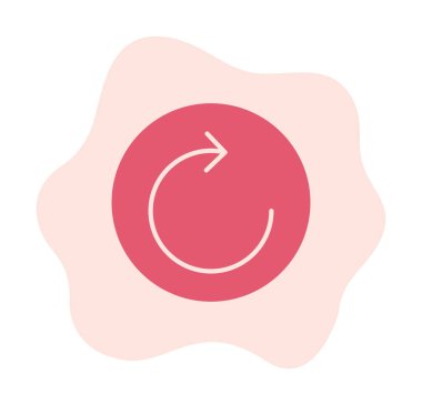 Web simgesi vektör illüstrasyonunu tazele                      