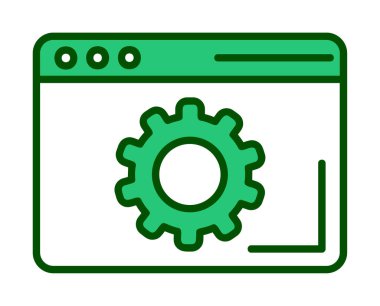 Tarayıcı Simge vektör çizimi ayarlanıyor