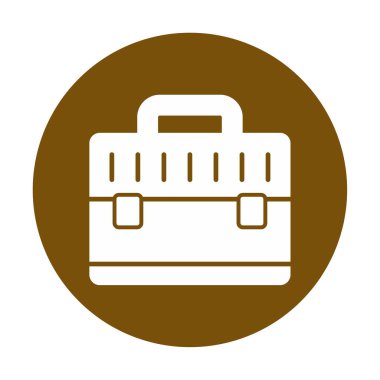 evrak çantası simgesi izole edilmiş web illüstrasyonu