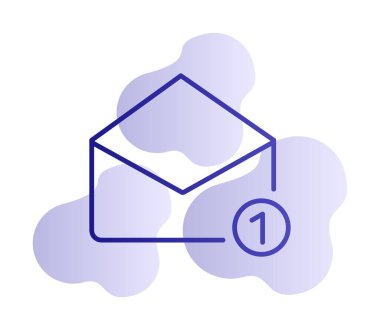 E- posta simgesi vektör illüstrasyonu