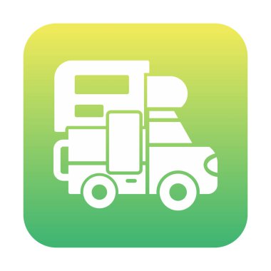 Kamp simgesi vektör illüstrasyonu