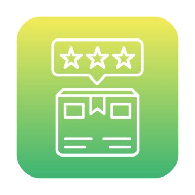 Teslimat kutusu simgesi, vektör illüstrasyonu basit tasarım