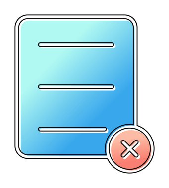 dosya simgesi, vektör illüstrasyonu basit tasarım