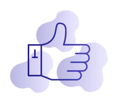 Gibi. Web simgesi basit illüstrasyon 