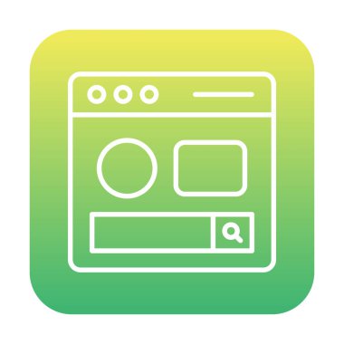 Basit sayfa satırını, ana vektör ögelerini ara