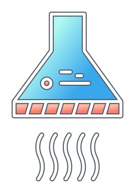 Egzoz, çıkarıcı kaput çizgisi simgesi