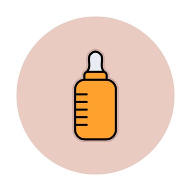 Beslenme şişesi simgesi, bebek sembolü, süt şişesi simgesi 