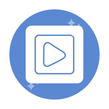 Oynatma düğmesi vektör çizimi